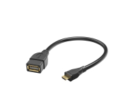 Hama KABEL OTG USB-USB 0.15M HAMA czarny # - 1457230 - zdjęcie 4